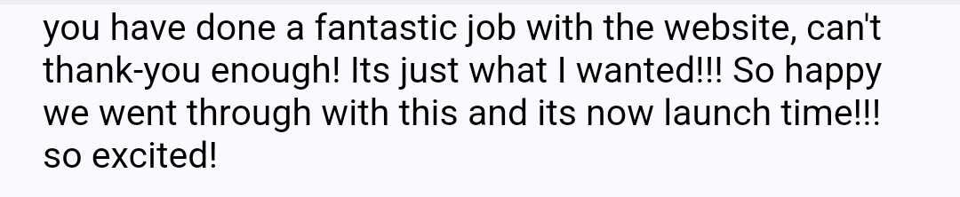 Client testimonial 7